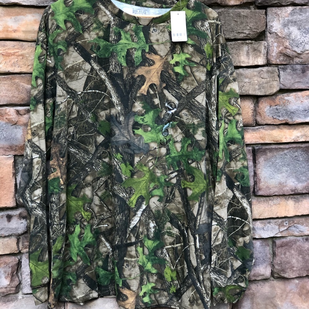 New redhead brand xl true timber long sleeve shirt